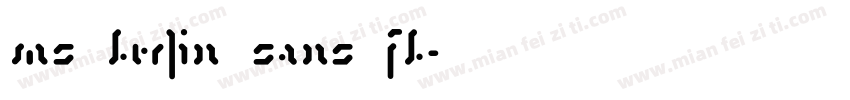 ms berlin sans fb字体转换
